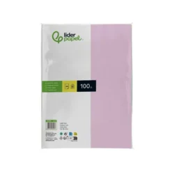 Papel color Liderpapel color rosa A4 80 g/m2 100 hojas