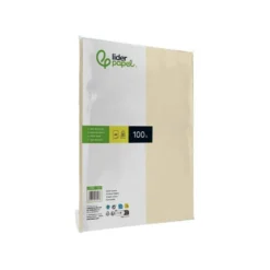 Papel color Liderpapel color crema A4 80 g/m2 100 hojas