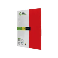 Papel color Liderpapel color rojo A4 80g/m2 100 hojas