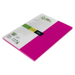 Papel color Liderpapel color fucsia A4 80g/m2 100 hojas