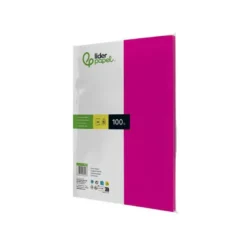 Papel color Liderpapel color fucsia A4 80g/m2 100 hojas