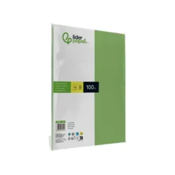 Papel color Liderpapel color verde A4 80 g/m2 100 hojas