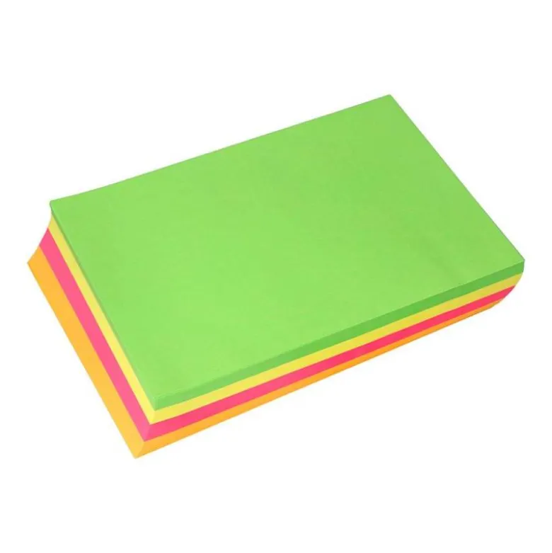 Papel color Liderpapel colores surtidos neon de 500 hojas