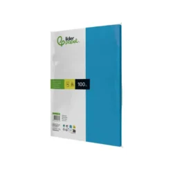 Papel color Liderpapel color turquesa A4 80 g/m2 100 hojas