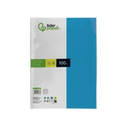 Papel color Liderpapel color turquesa A4 80 g/m2 100 hojas