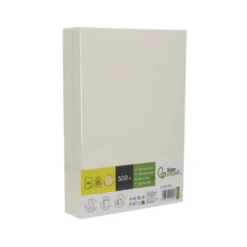PAPEL COLOR LIDERPAPEL DIN A4 80 GR AMARILLO NEON PAQUETE DE 500 HOJAS