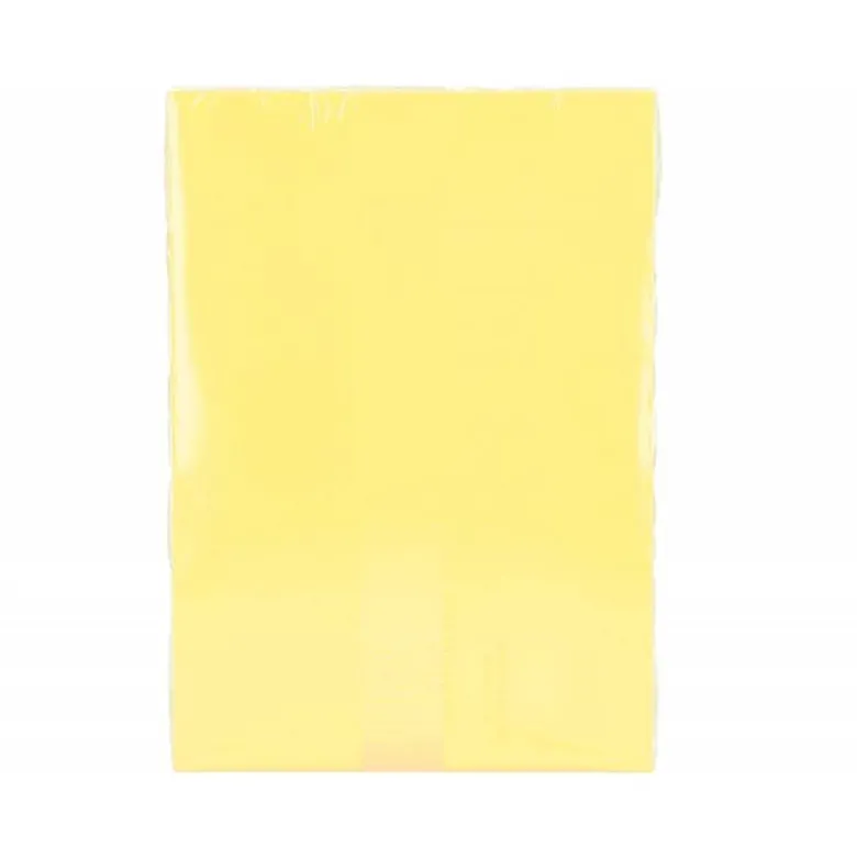 Papel color Q-connect tamaño A4 80g/m2 pack 500 hojas Amarillo