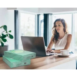 Papel color Q-connect tamaño A4 80g/m2 pack 500 hojas Verde