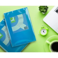 Papel color Q-connect tamaño A4 80g/m2 pack 500 hojas Azul intenso