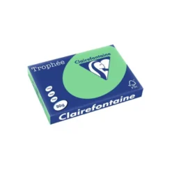 PAPEL COLOR TROPHEE A3 80GR VERDE PASTEL PAQUETE DE 500 HOJAS