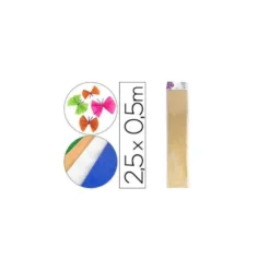 Papel crespon Liderpapel color dorado metalizado