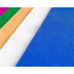 Papel crespon Liderpapel color rojo metalizado