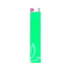 Papel crespon Liderpapel color verde fluorescente rollo 50x25cm 34g/m2