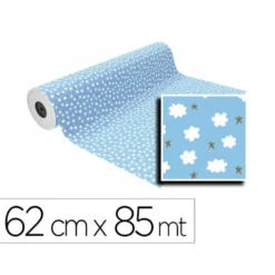 PAPEL DE REGALO BASIKA IN1903-A BOBINA ANCHO 62 CM LONGITUD 85 M PESO 4 KG GRAMAJE 60 GR