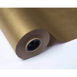 PAPEL DE REGALO BASIKA METALIZADO ORO BOBINA 31x80 CM