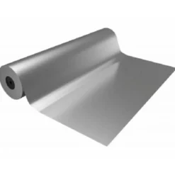 PAPEL DE REGALO BASIKA METALIZADO PLATA BOBINA 62 CM