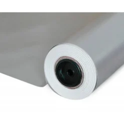PAPEL DE REGALO BASIKA METALIZADO PLATA BOBINA 62 CM