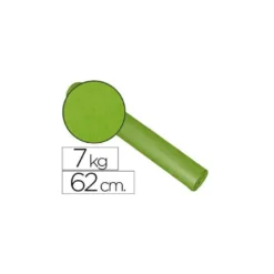 Papel de regalo kraft liso bobina 62 cm 7 kg pistacho