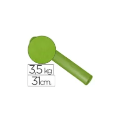 Papel de regalo kraft liso bobina 31 cm 3,5 kg pistacho