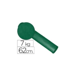 Papel de regalo kraft liso kfc bobina 62 cm 7 kg verde