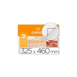Papel dibujo Canson din A3+ con recuadro 130 g/m2
