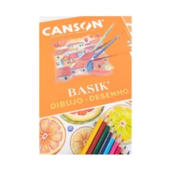 Papel dibujo Canson din a3 gramaje 130 g/m2 MiniPack 10 hojas