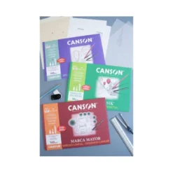 Papel dibujo Canson 160 g/m2 tamaño Din a4 lamina lisa
