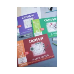 Papel dibujo Canson 160 g/m2 tamaño Din a4 lamina lisa