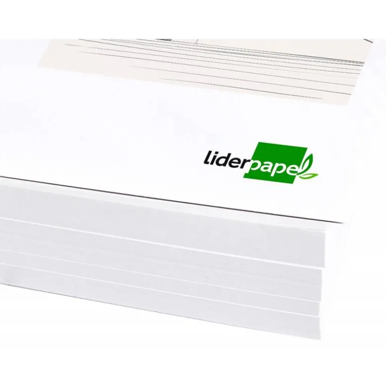 Papel dibujo liderpapel 210x297mm 150g/m2 sin recuadropack de 10