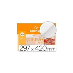Papel dibujo marca Canson lamina lisa 297x420 mm 130 g/m2