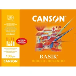 Papel dibujo marca Canson 325x460 mm 130g/m2