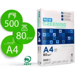 Papel Din A4 Greening 80gr 500 Hojas
