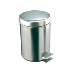 Papelera Acero Inoxidable Brillo con Pedal 20 L