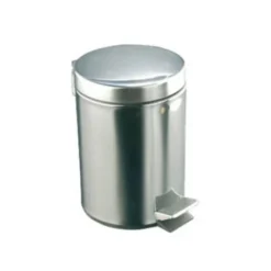 Papelera Acero Inoxidable Brillo con Pedal 20 L