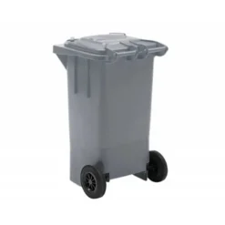 Papelera contenedor Q-Connect plastico de 100 L gris