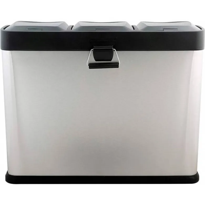 Papelera contenedor Q-connect de 45 L 3 depositos