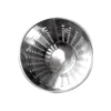 Papelera metalica cromada de 12 L