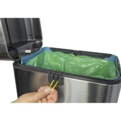 PAPELERA METALICA MAUL PRME ACERO INOXIDABLE 30 LITROS