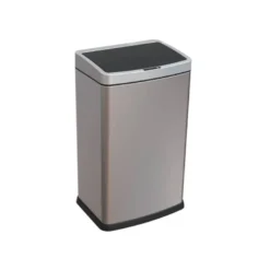 PAPELERA METALICA Q-CONNECT CON SENSOR AUTOMATICO CAPACIDAD 30 LITROS 500X240X330 MM