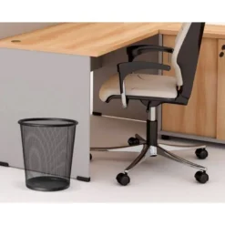 Papelera metalica rejilla Q-Connect de 13 L
