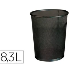 Papelera metalica rejilla Q-Connect de 11 L