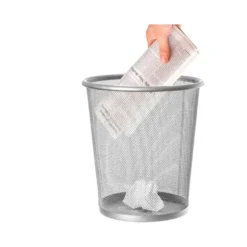 Papelera metalica rejilla Q-Connect de 13 litros