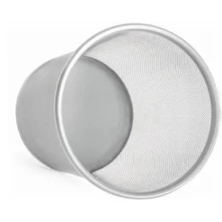 Papelera metalica rejilla Q-Connect de 19 L gris