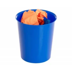 PAPELERA PLASTICO ARCHIVO 2000 ANTIMICROBIANA SANITIZED PLASTICO AZUL 16 LITROS 290X310 MM