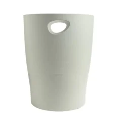 Papelera plastico Exacompta Ecoblack Gris de 15 litros