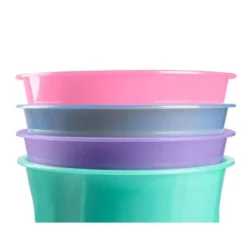 PAPELERA PLASTICO LIDERPAPEL LAVANDA TRANSLUCIDO 13 LITROS 275X285 MM