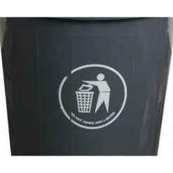 Papelera plastico Q-Connect de 80 L