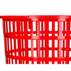 PAPELERA PLASTICO Q-CONNECT 15 LITROS COLOR ROJO 285X290 MM