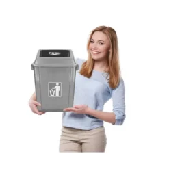 Papelera Q-Connect plastico de 20 litros