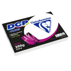 PAPEL FOTOCOPIADORA COLOR DCP COATED GLOSSY DIN A4 200 GRAMOS PAQUETE 250 HOJAS